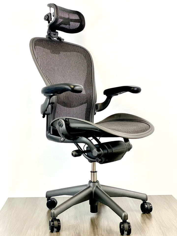 Herman Miller Aeron - Size: C - w/ Headrest for Users 5&