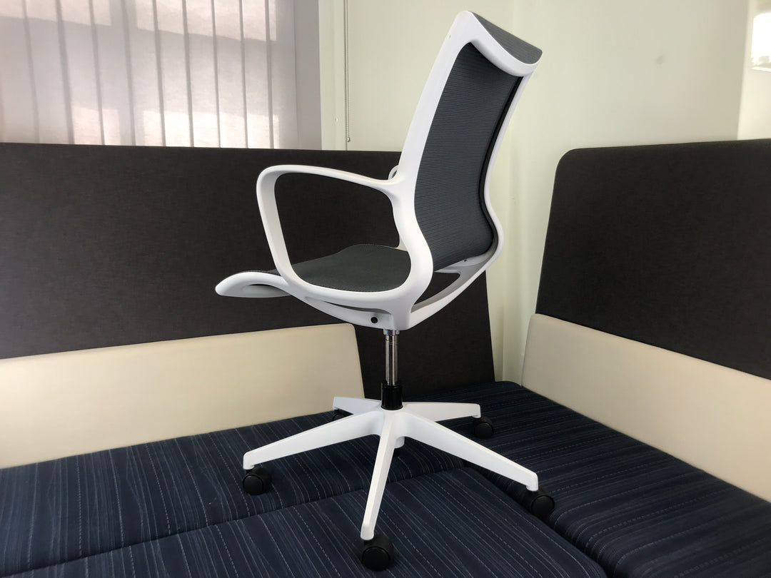 Global - Solar - Mesh Seat &amp; Back Tilter - Alabaster Frame - 8457 - Brand New