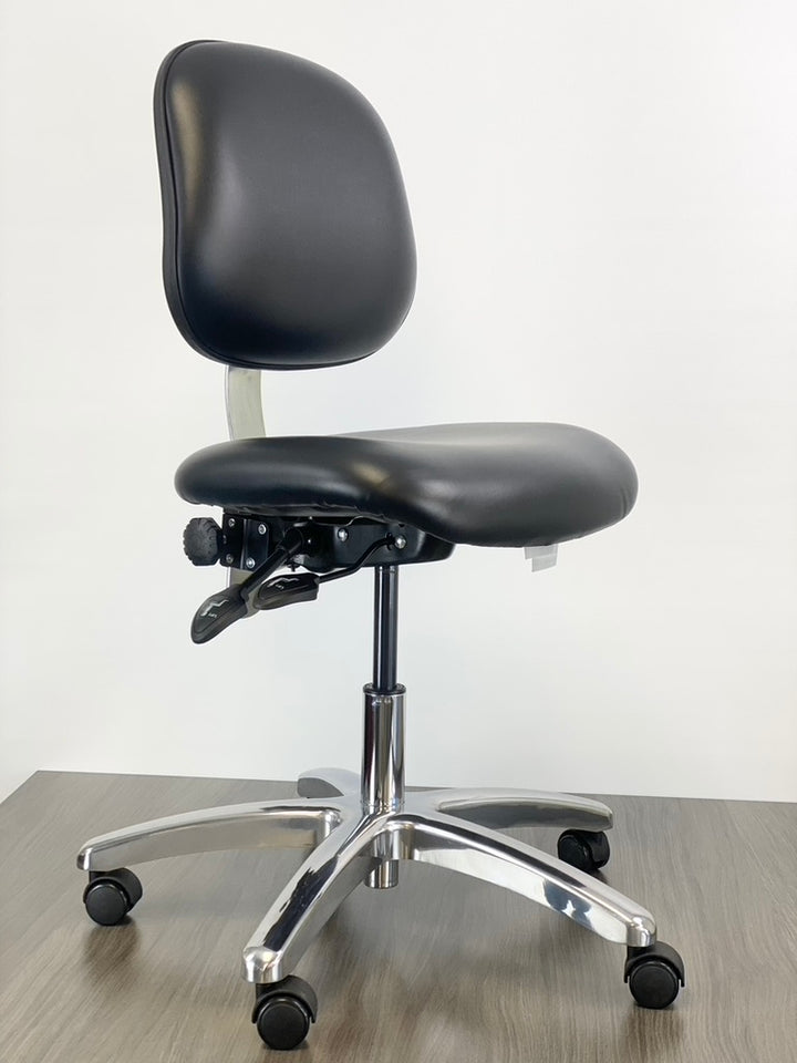 BIOFIT Ergonomic Vinyl Task Chair - Brand New - Antimicrobial Clean Room Lab Stool