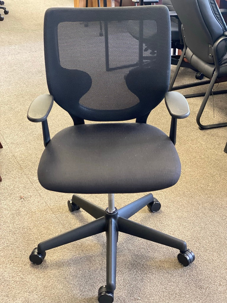 Keilhauer Simple Chair - Black on Black - Fully Featured - Pre-Owned