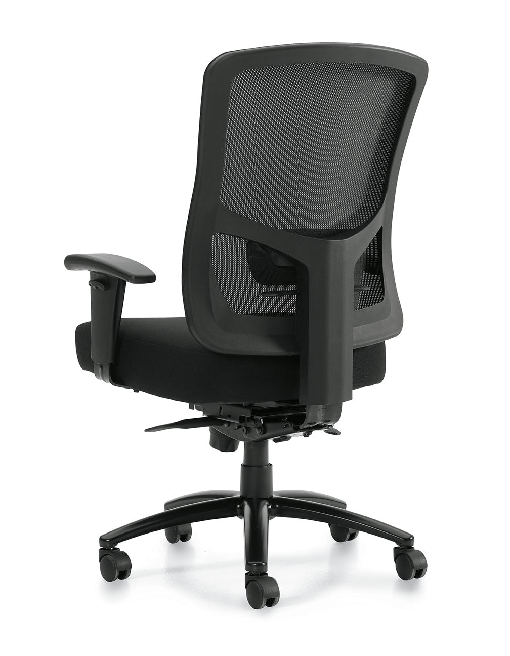 Mesh Back Heavy Duty Synchro-Tilter (350-pound capacity) - JD10703B-Work and Task Chair