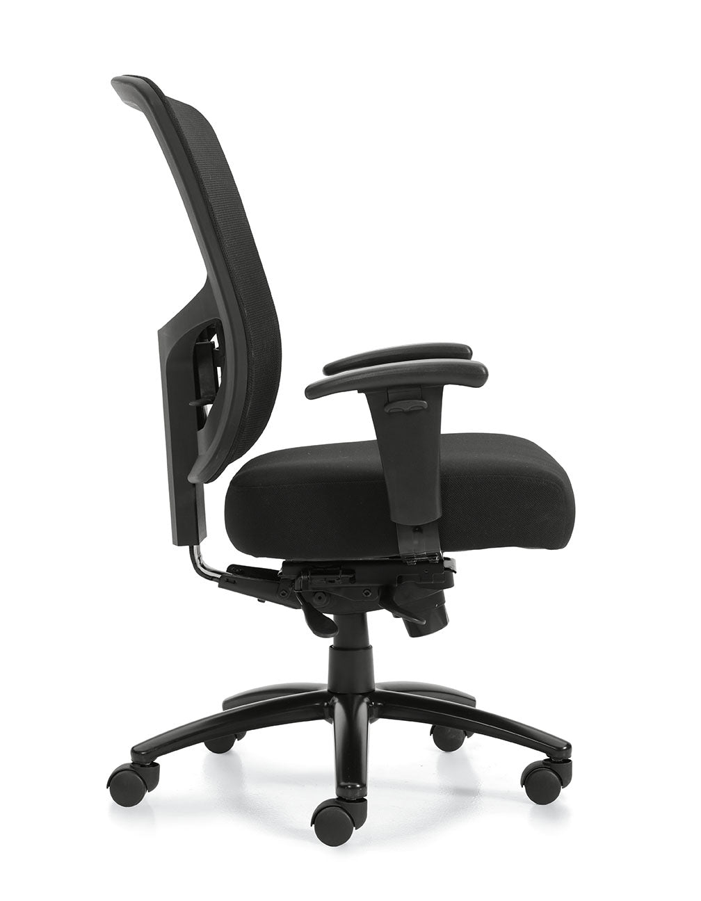 Mesh Back Heavy Duty Synchro-Tilter (350-pound capacity) - JD10703B-Work and Task Chair