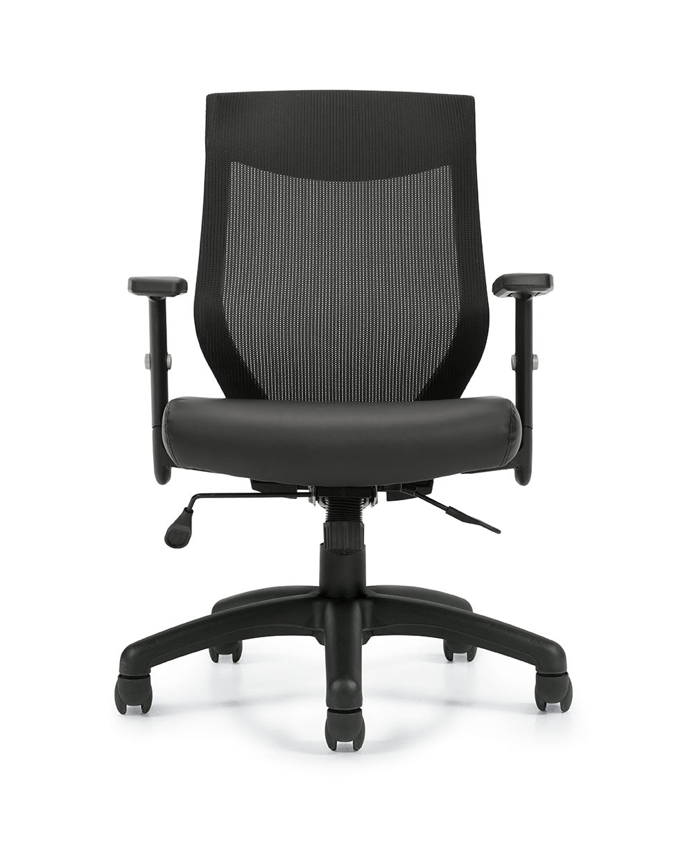 Mesh Back Synchro-Tilter - JD10704B-Work and Task Chair