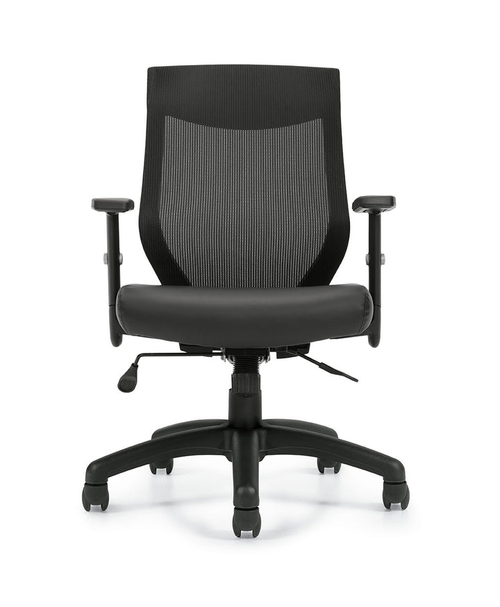 Mesh Back Synchro-Tilter - JD10704B-Work and Task Chair