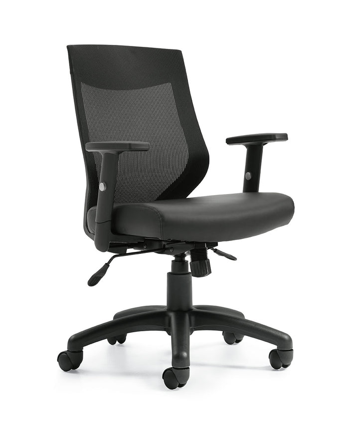 Mesh Back Synchro-Tilter - JD10704B-Work and Task Chair