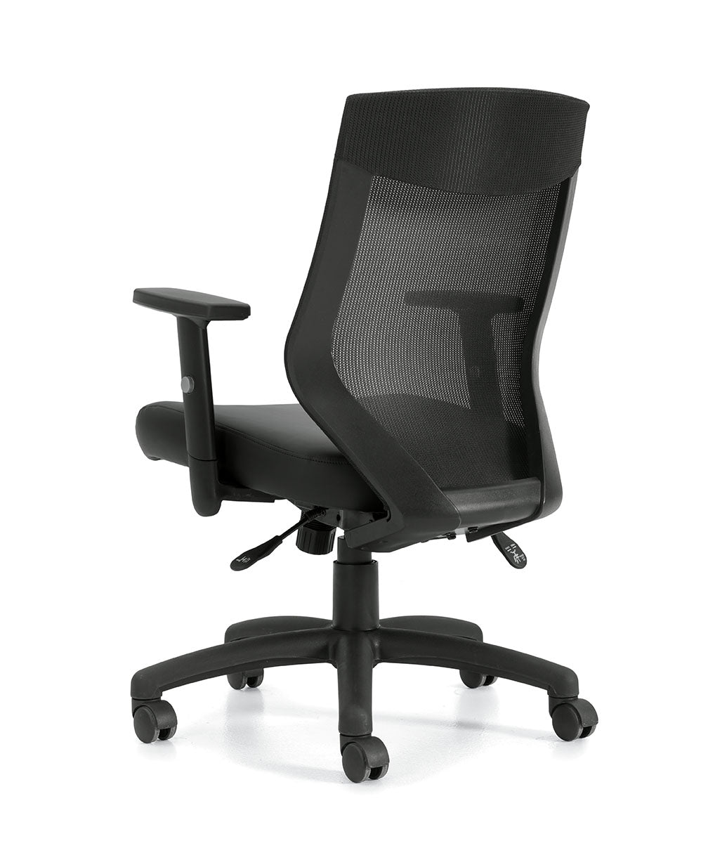 Mesh Back Synchro-Tilter - JD10704B-Work and Task Chair