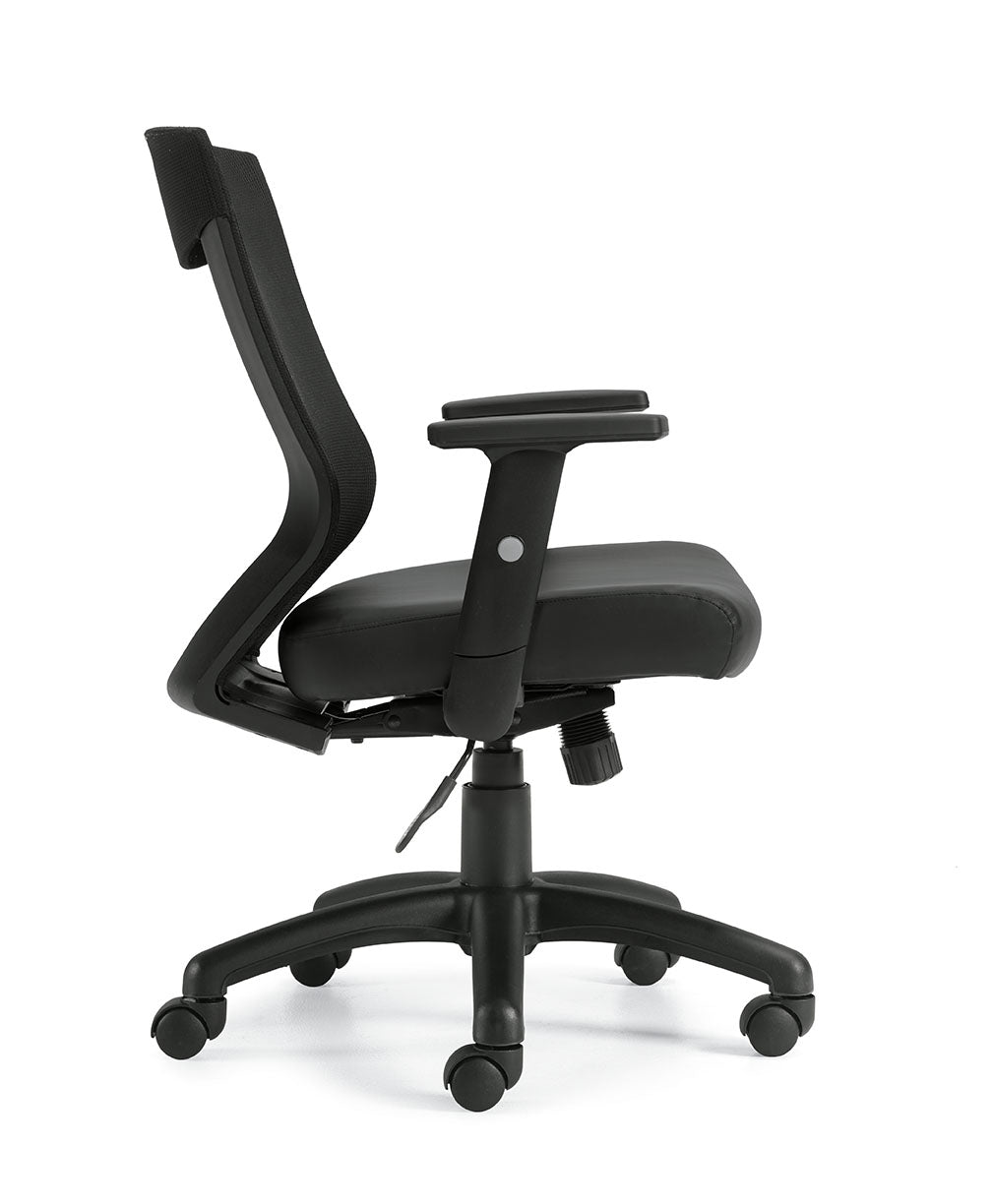 Mesh Back Synchro-Tilter - JD10704B-Work and Task Chair