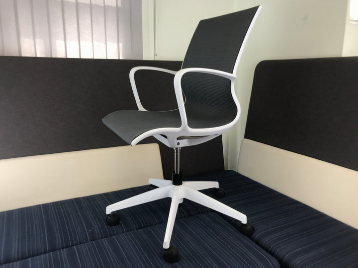 Global - Solar - Mesh Seat &amp; Back Tilter - Alabaster Frame - 8457 - Brand New