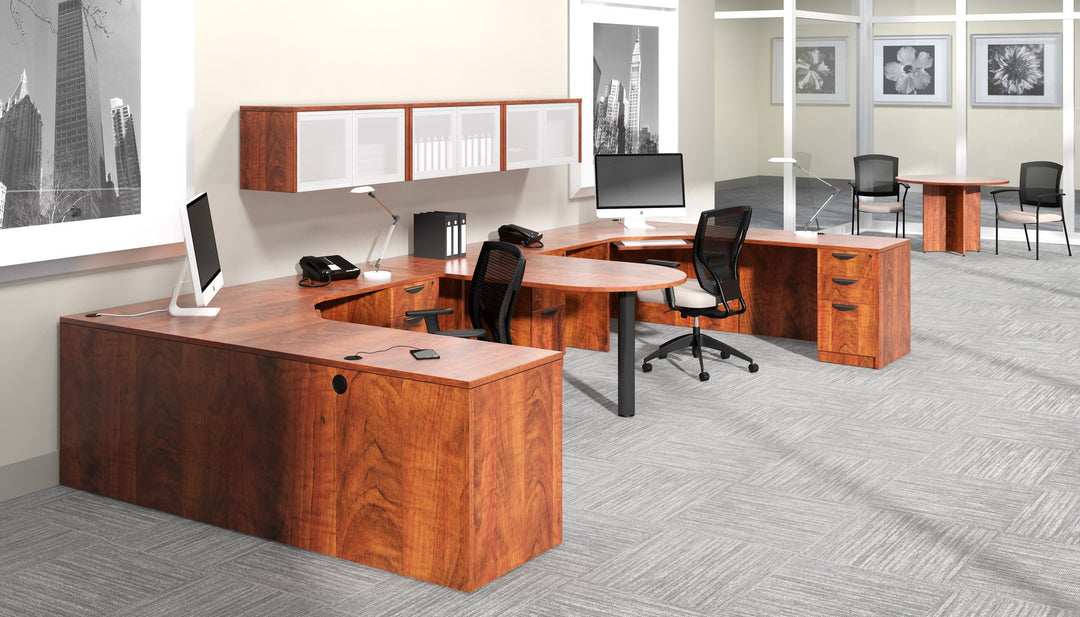 Silver Doors with Frosted Glass-Office Furniture