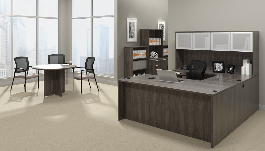 Laminate Desks - 36" Depth Options-Office Furniture