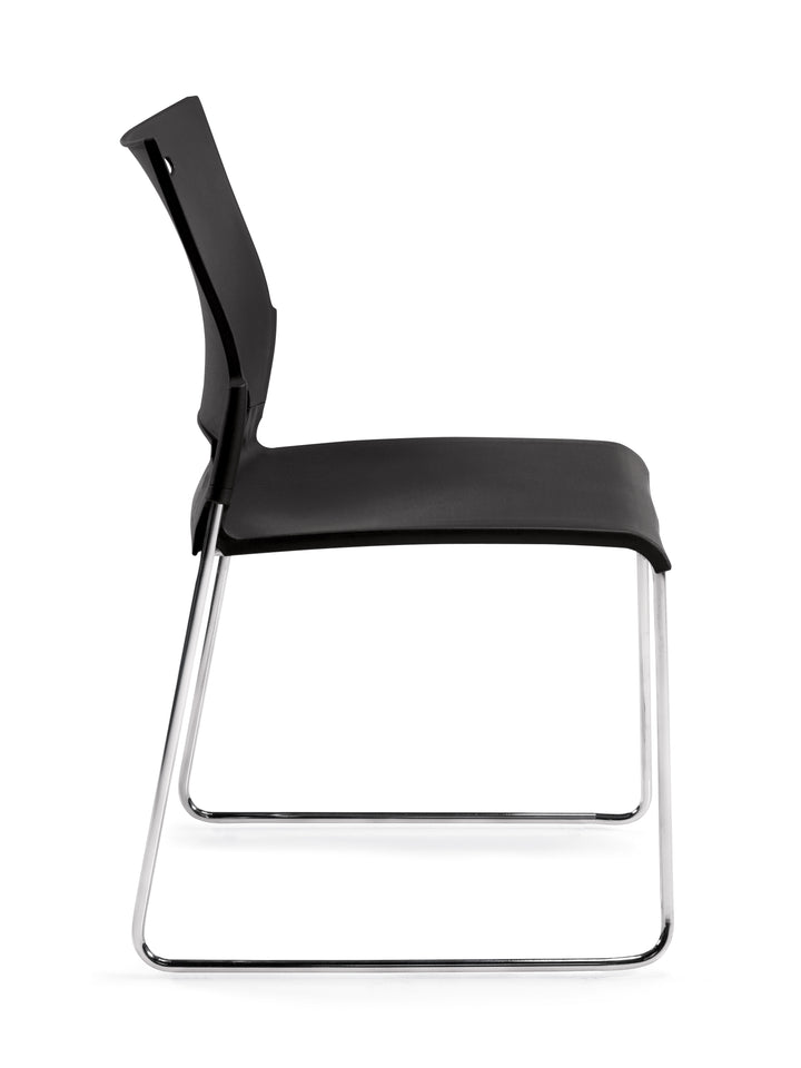 Medium Density Stackable Guest Chair - JD11310B-Guest and Stack Chair