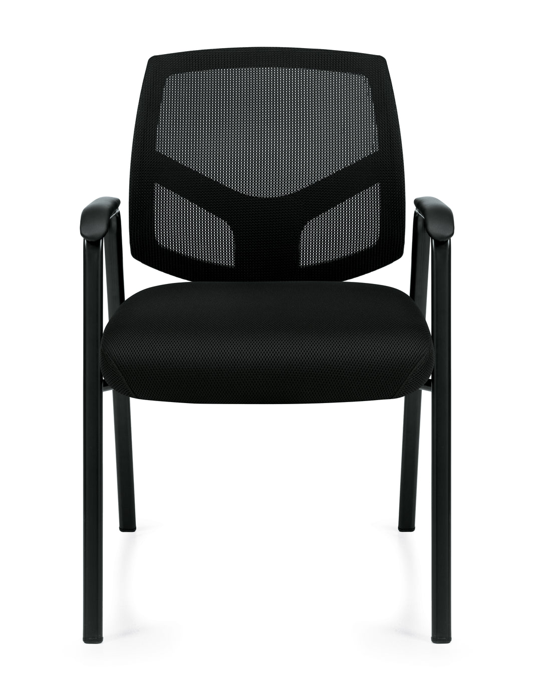 Mesh Back Guest Chair - JD11512B-Guest and Stack Chair