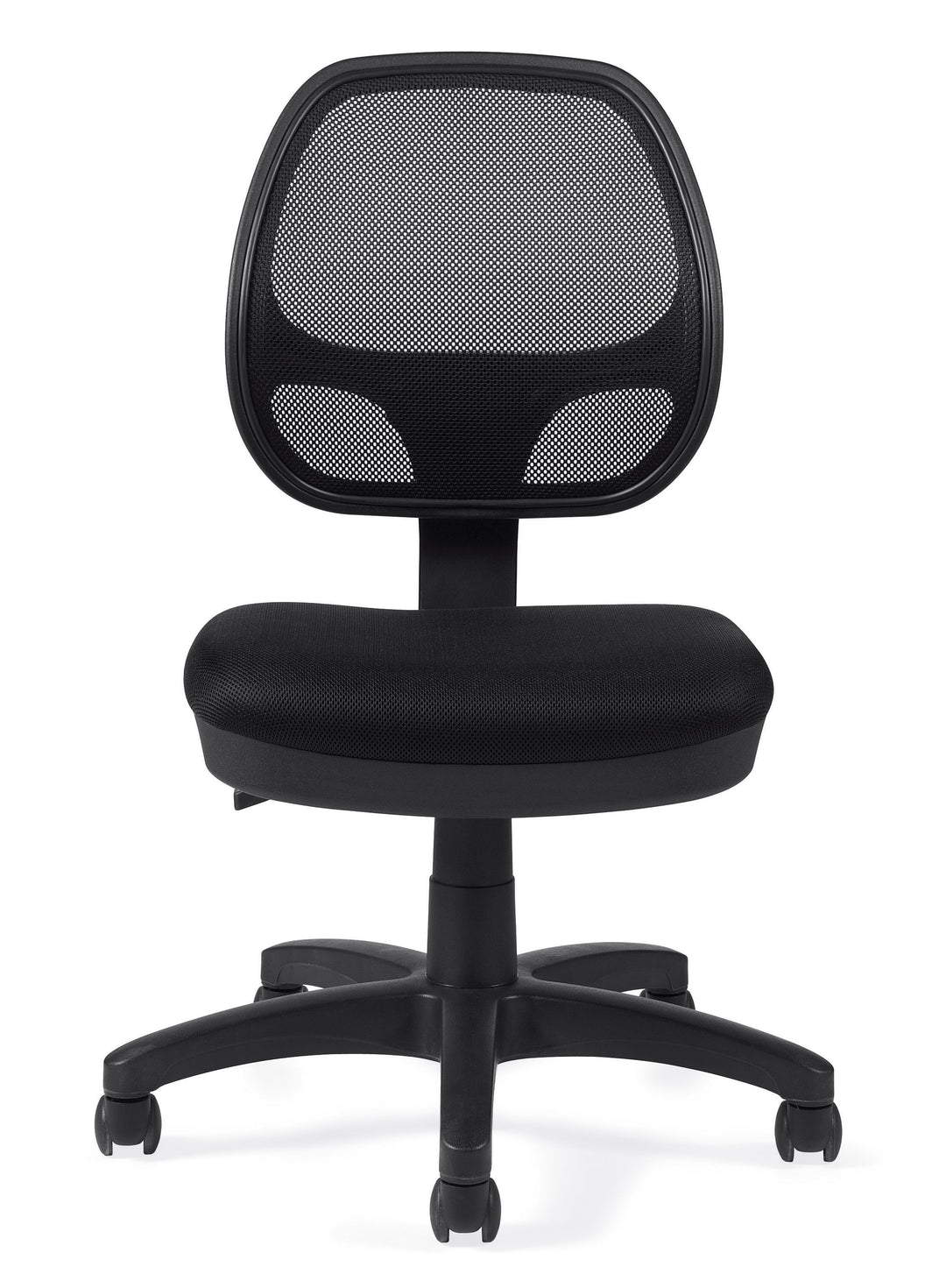 Mesh Back Armless Task Chair - JD11642B-Work and Task Chair