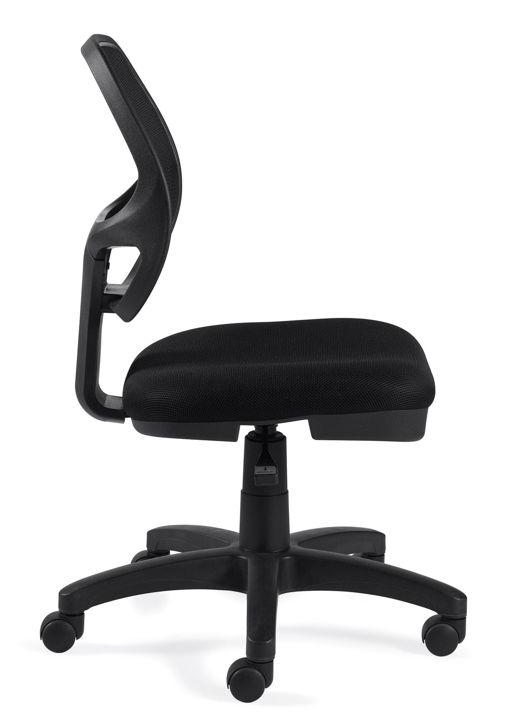 Mesh Back Armless Task Chair - JD11642B-Work and Task Chair