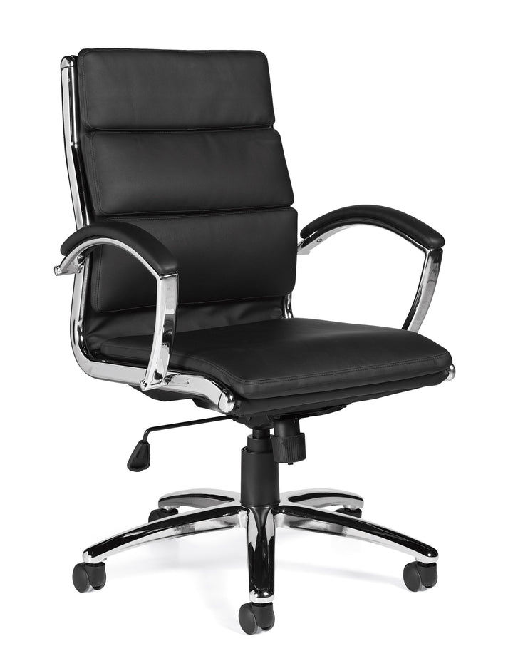 Segmented Cushion Chair - JD11648B-Conference and Management Chair