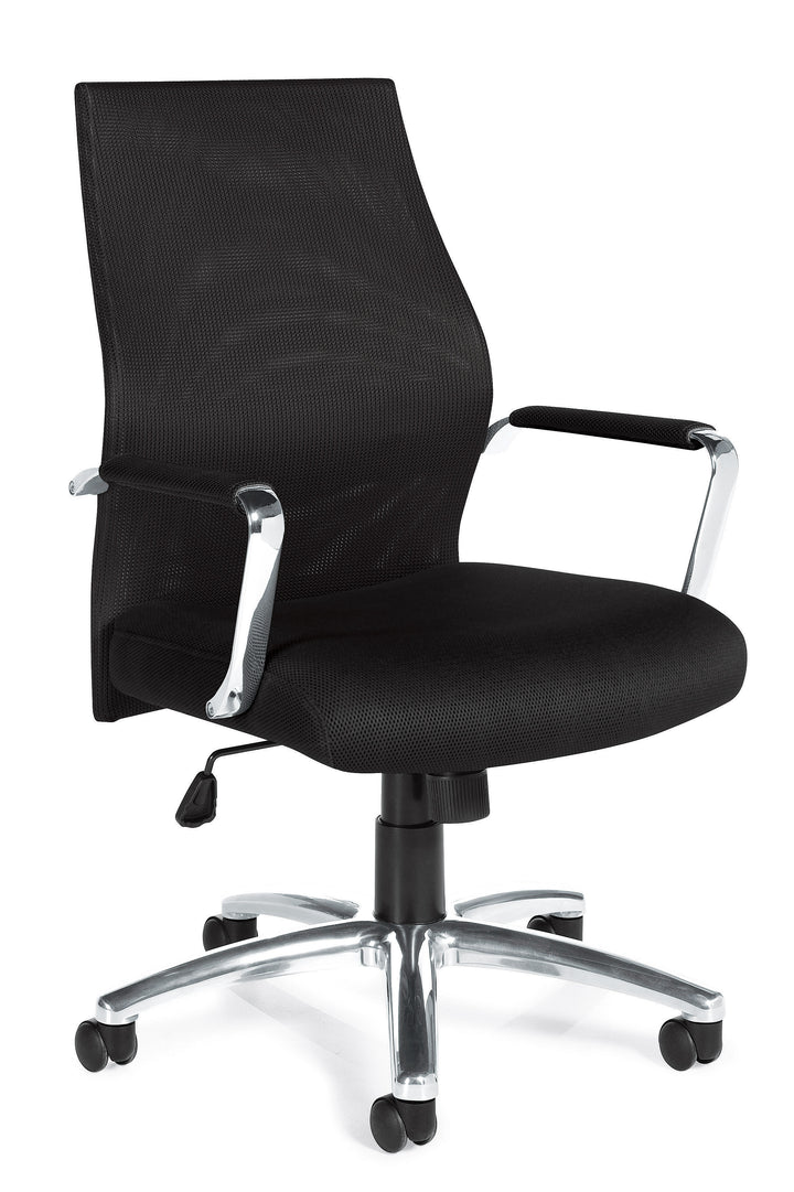 Mesh Back Managers Chair - JD11657B-Conference and Management Chair