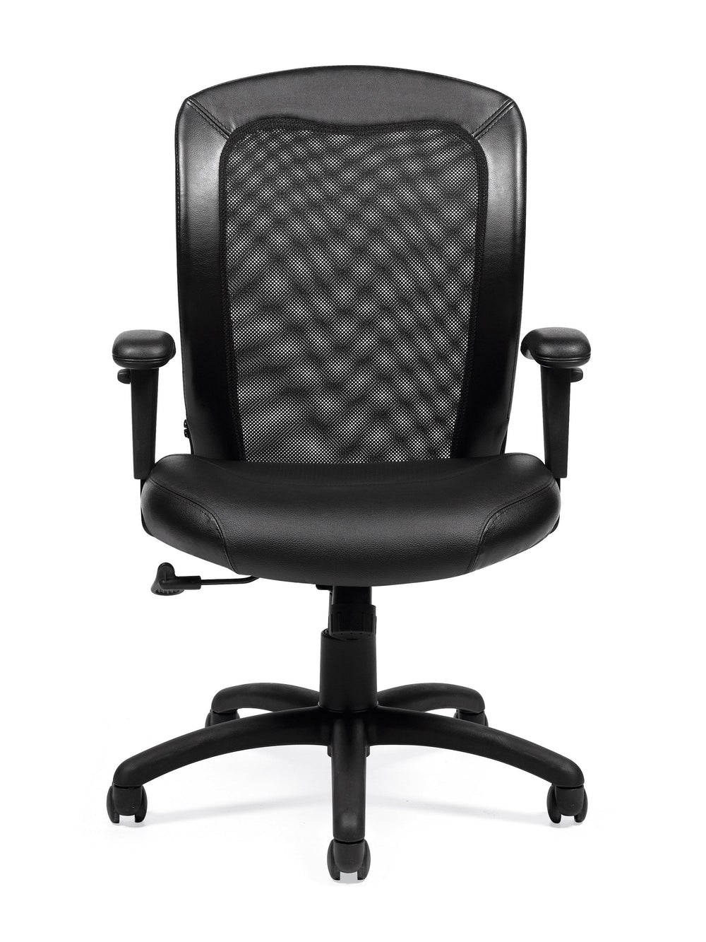 Luxhide Adjustable Mesh Back Ergonomic Chair - JD11692 - Joe's Office Furniture