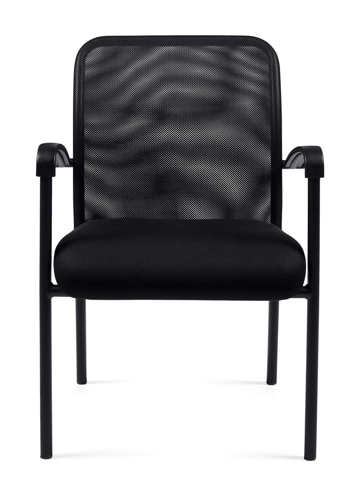 Mesh Back Guest Chair - JD11760B-Guest and Stack Chair