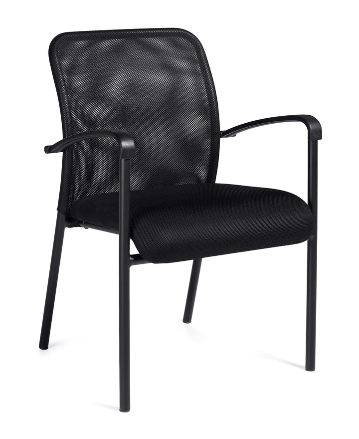 Mesh Back Guest Chair - JD11760B-Guest and Stack Chair