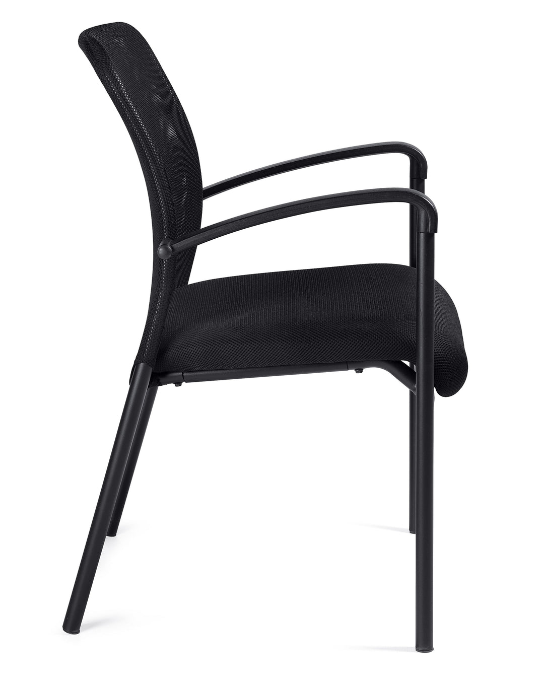 Mesh Back Guest Chair - JD11760B-Guest and Stack Chair