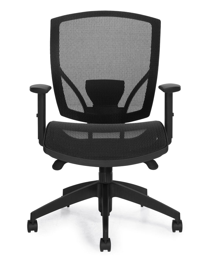 Mesh Seat Synchro-Tilter Chair - JD2821-Work and Task Chair