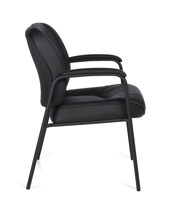 Luxhide Guest Chair - JD3915B-Guest and Stack Chair