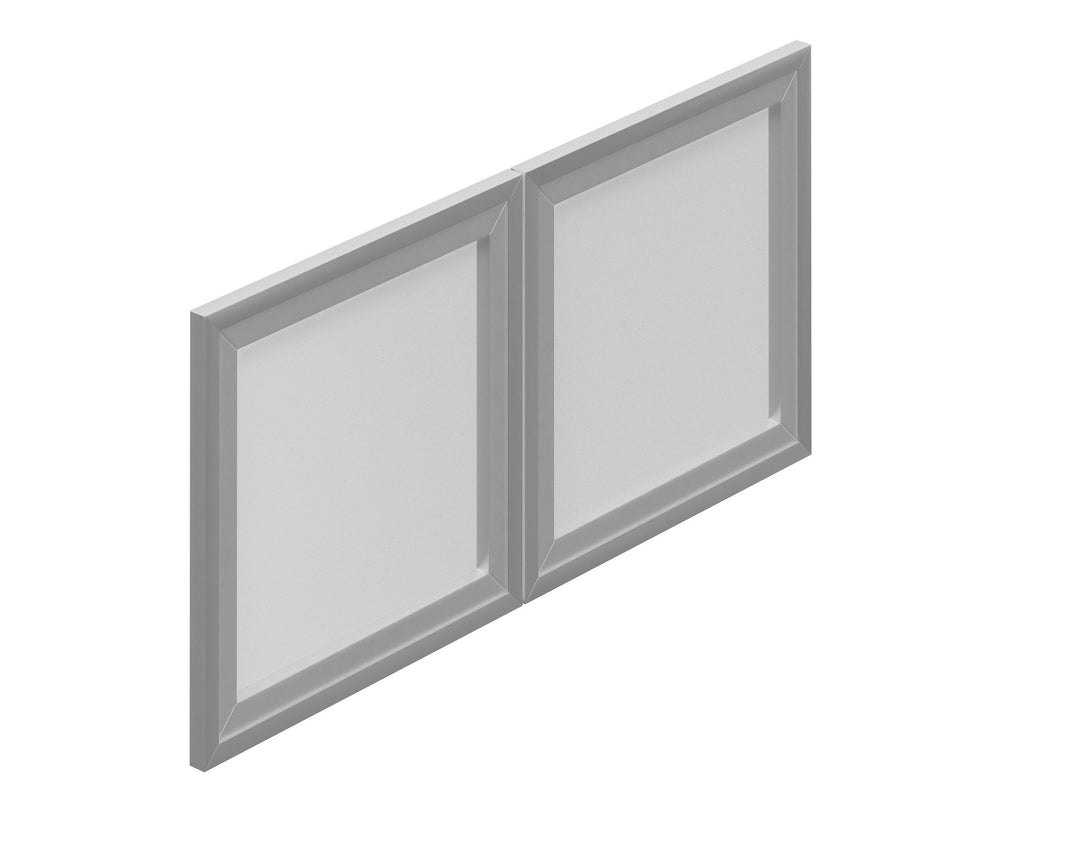 Silver Doors with Frosted Glass-Office Furniture