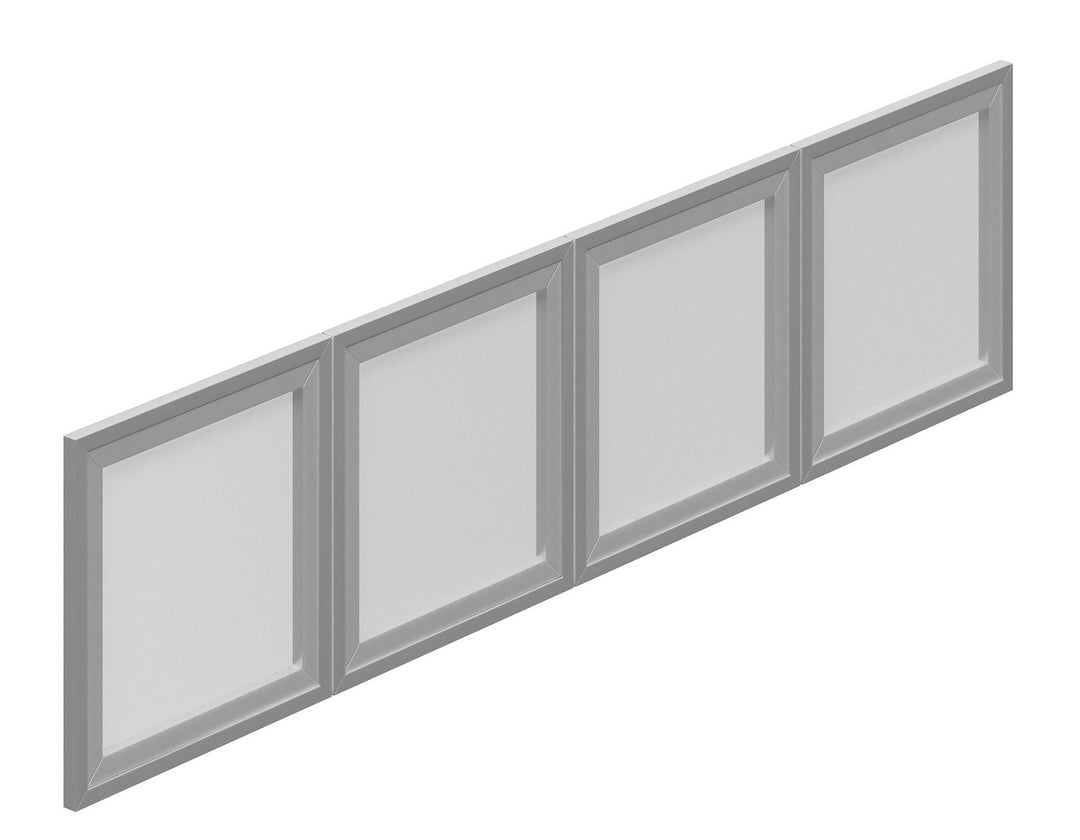 Silver Doors with Frosted Glass-Office Furniture