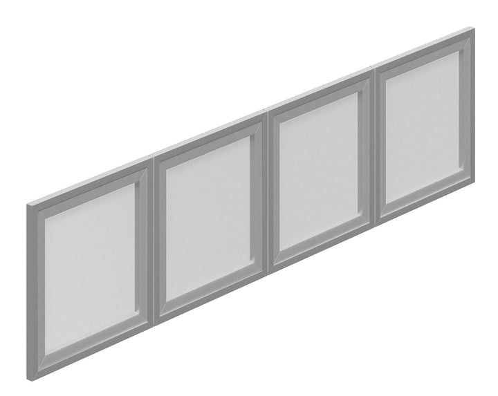 Silver Doors with Frosted Glass-Office Furniture