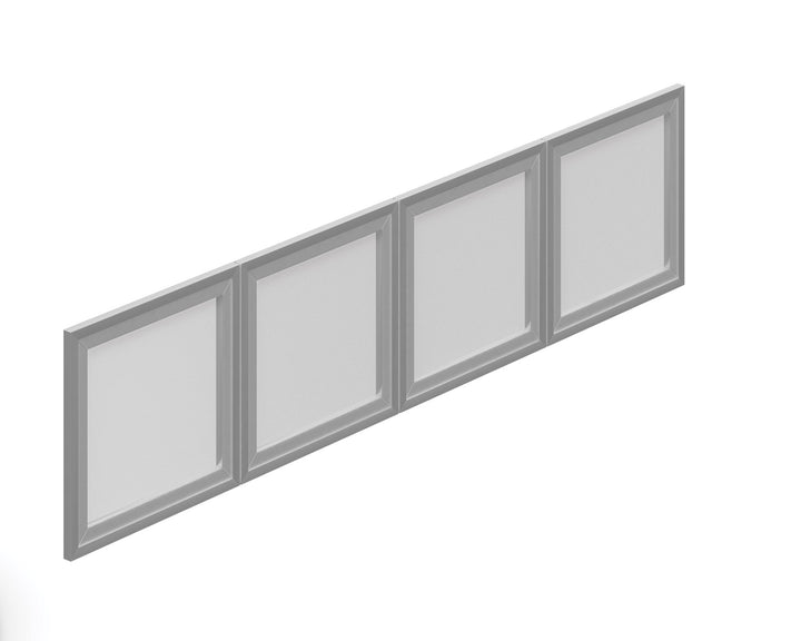Silver Doors with Frosted Glass-Office Furniture