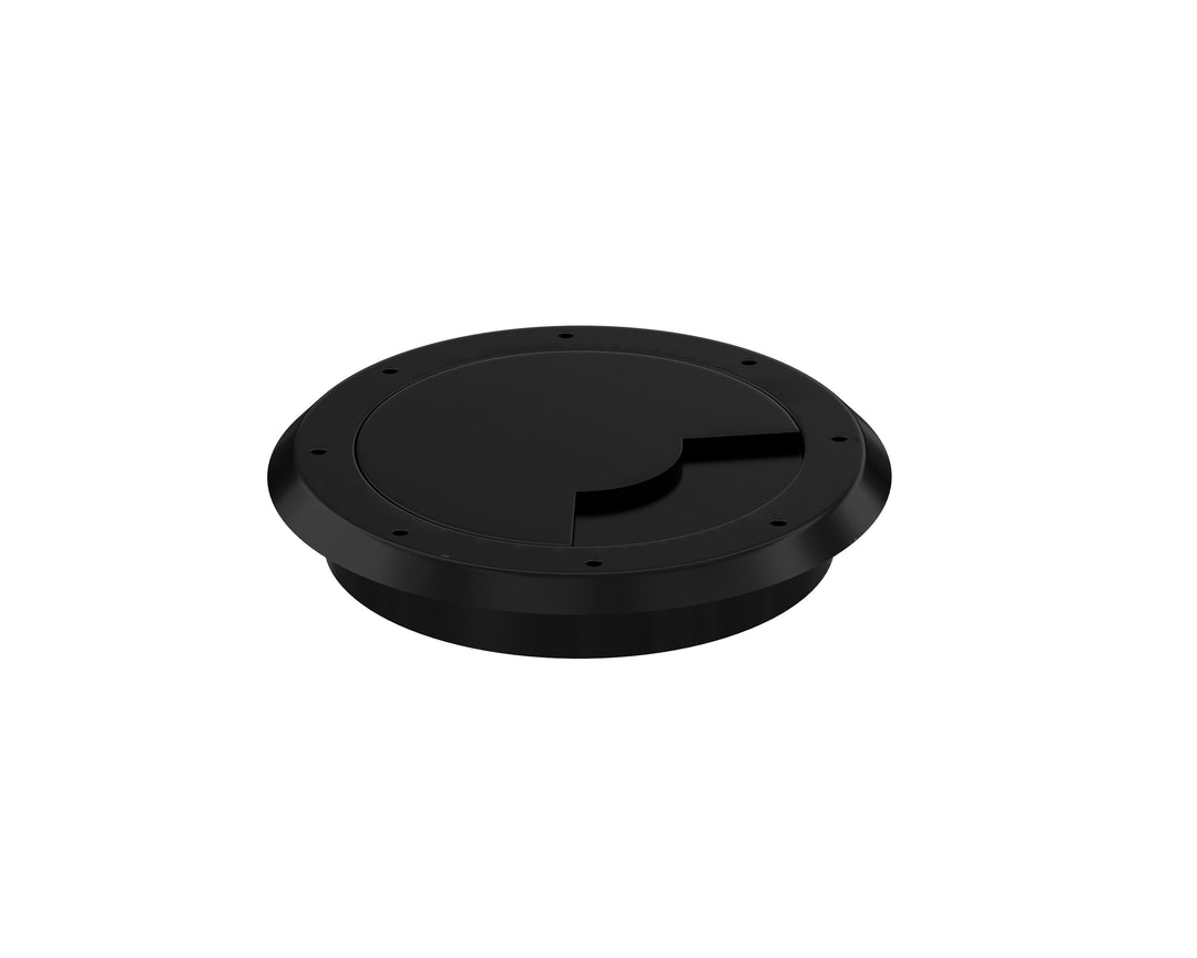 Black Grommet Cover - Joe's Discount Office Furniture