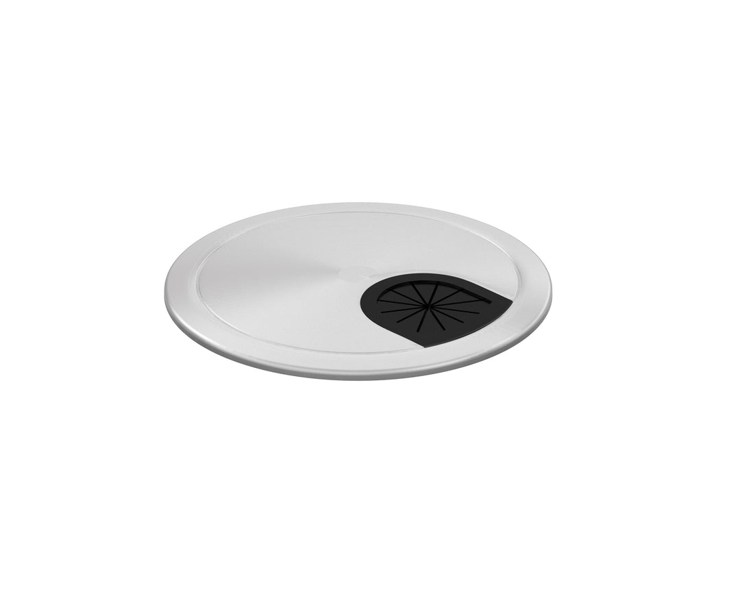 Silver Grommet Cover - Joe's Discount Office Furniture
