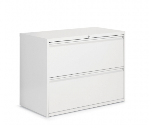 Global 2 Drawer Lateral File Cabinet - 36"W (9336P-2F1H)