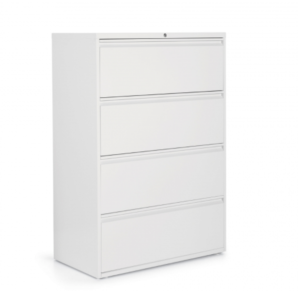 Global 4 Drawer Lateral File Cabinet - 36"W (1936P-4F12)