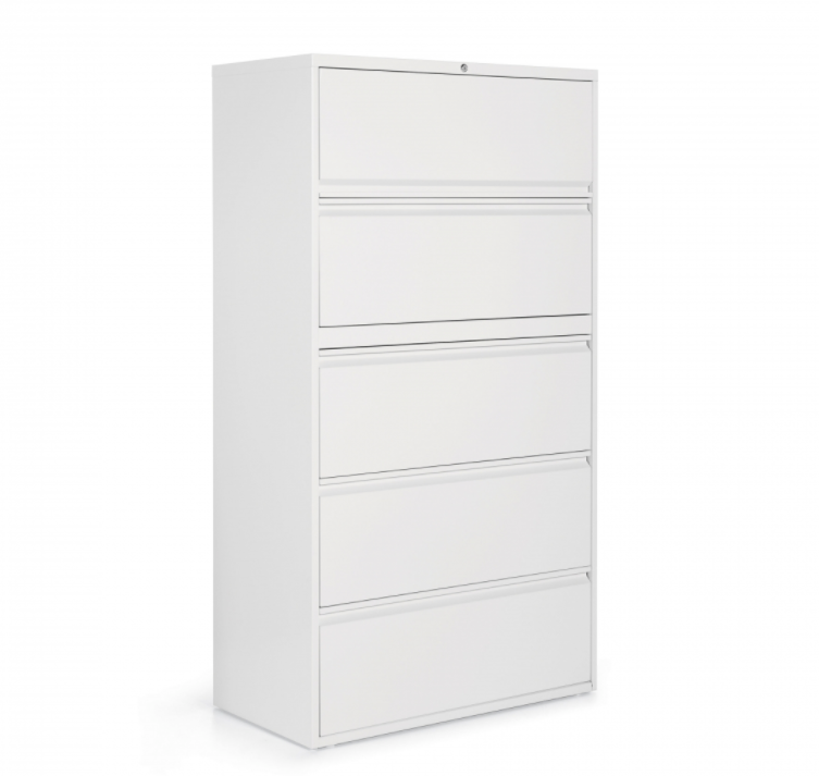 Global 5 Drawer Lateral File Cabinet - 36"W (1936P-5F12)