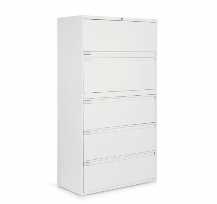 Global 5 Drawer Lateral File Cabinet - 36"W (9336P-5F1H)