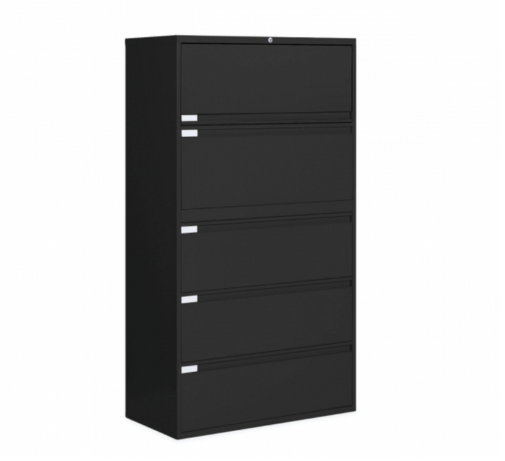 Global 5 Drawer Lateral File Cabinet - 36"W (9336P-5F1H)