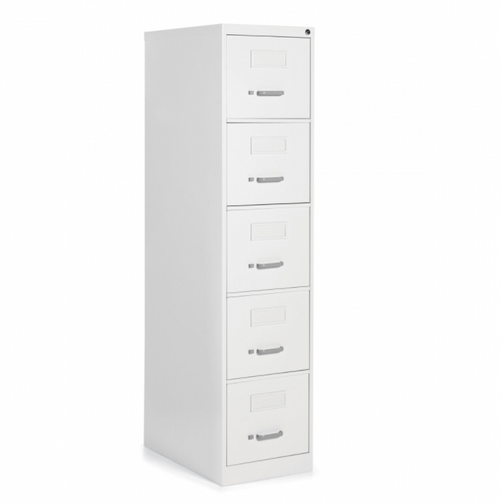 Global 5 Drawer Vertical File Cabinet - Comes w/ Lock &amp; Keys - Letter (25-501)