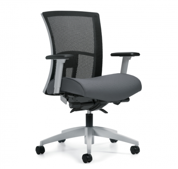 Global - Vion - Mesh Medium Back Synchro-Tilter (6322-0)-Work and Task Chair
