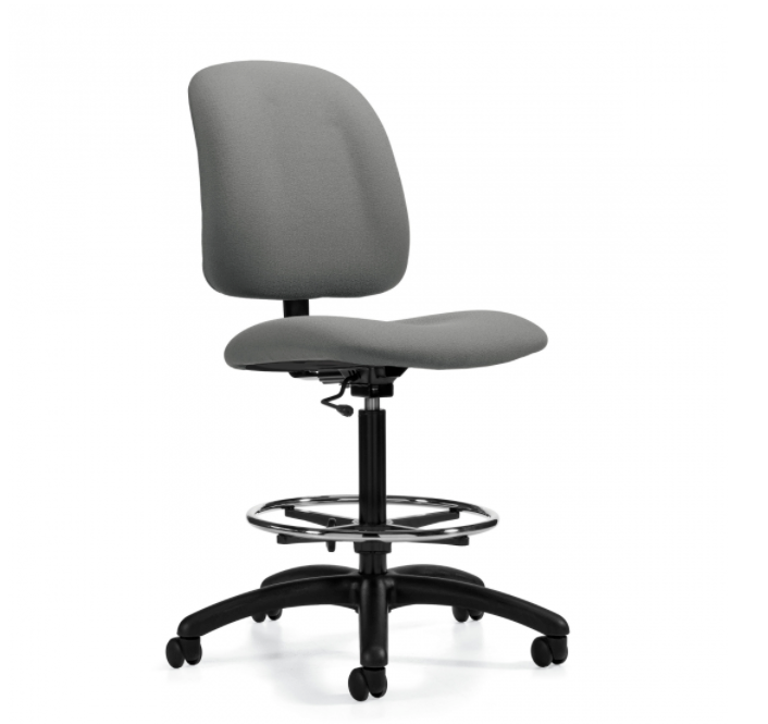 Global - Goal - Low Back Task Drafting Chair, Armless (2236-6)