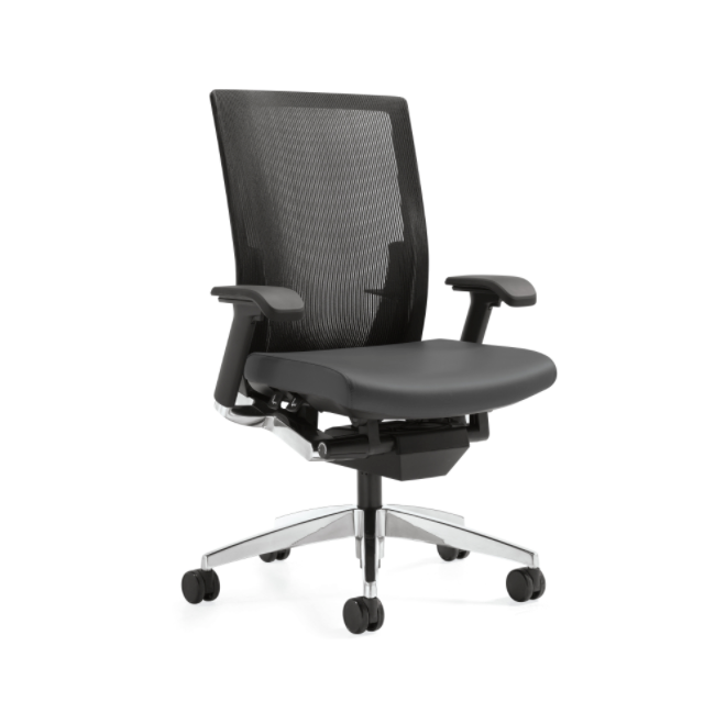 Global - G20 - High Back Synchro-Tilter Mesh Chair (6007)-Work and Task Chair