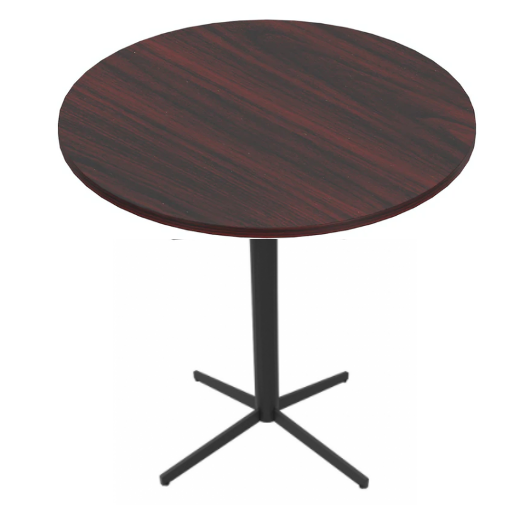 Round Tables - Black "X" Base-Office Furniture