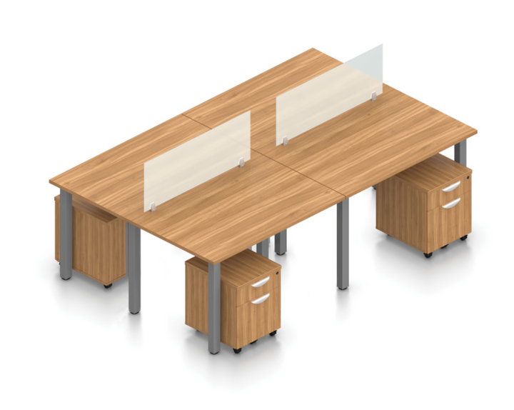 Frosted Acrylic Privacy Panel for Worksurfaces-Office Furniture
