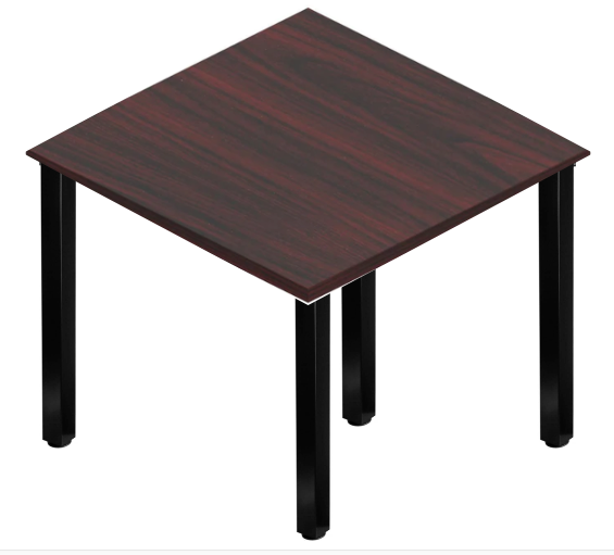 Square Post Leg Square Tables - Black Legs-Office Furniture