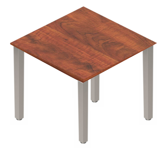 Square Post Square Tables - Tungsten Legs-Office Furniture