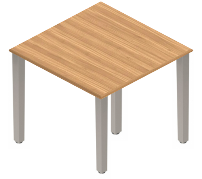 Square Post Square Tables - Tungsten Legs-Office Furniture