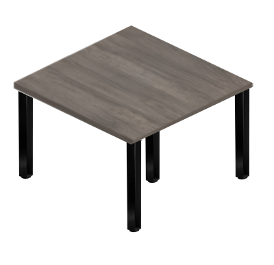 Square Post Square Coffee/Side Tables - Black Legs-Office Furniture