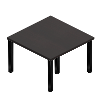 Square Post Square Coffee/Side Tables - Black Legs-Office Furniture