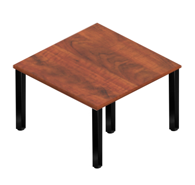 Square Post Square Coffee/Side Tables - Black Legs-Office Furniture