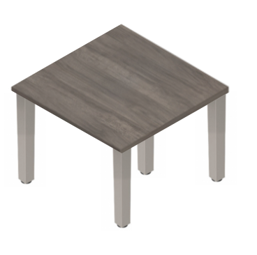 Square Post Square Coffee/Side Tables - Tungsten Legs-Office Furniture